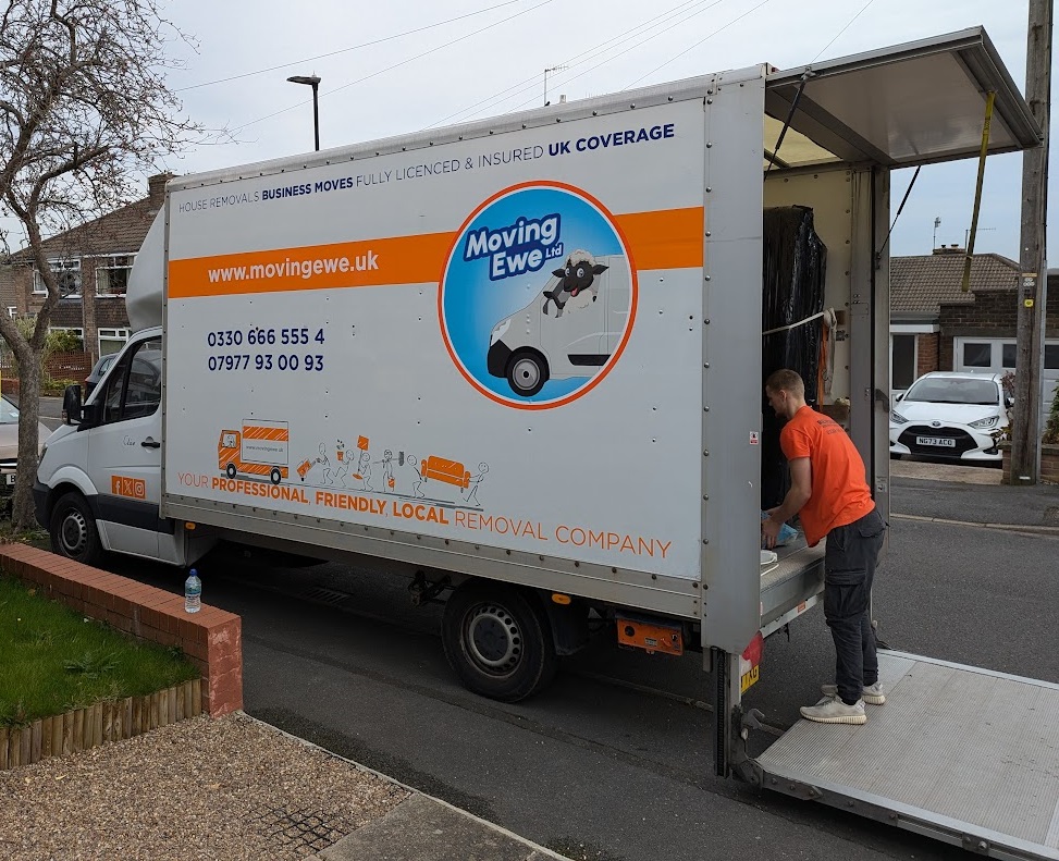 This is Clive, he's a beast! Mercedes Spritner Luton Van