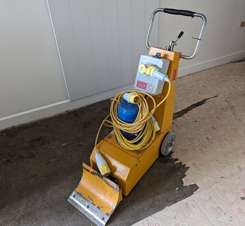 Loading hotel furniture into a lorry Image