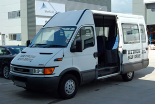 A choice of 9, 12 and 14 seater minibusses Metro Self Drives minibus