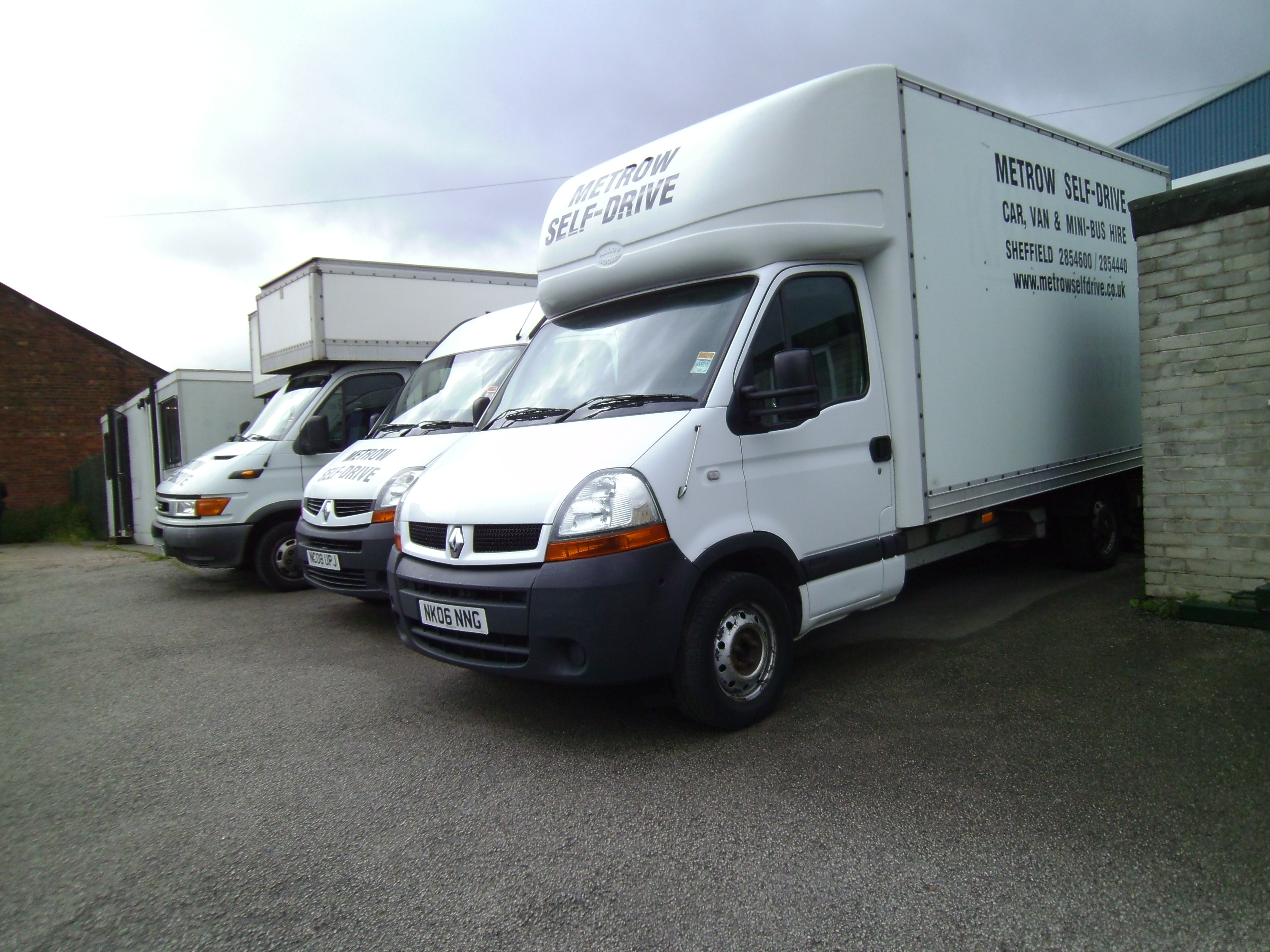A large choice of vehicles Metro Self Drives vans